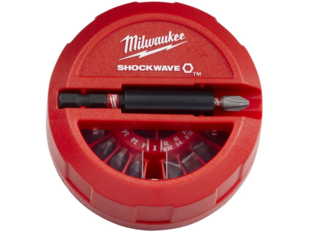 Slagbitssæt Shockwave Impact Duty 15 dele Milwaukee