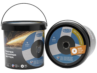 Tyrolit Skæreskiver Basic 41C ø125×1,0 A60Q-BFB (100 stk.)
