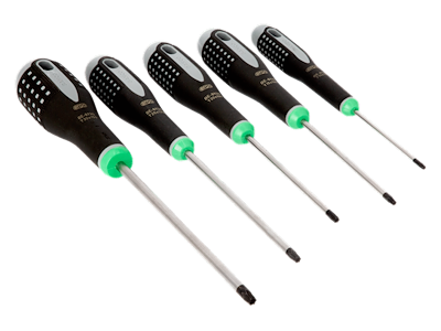 Ergo skruetrækkersæt Torx BE-9885 5 dele Bahco