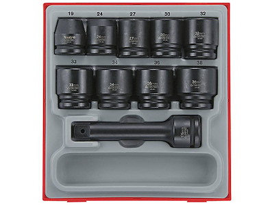 TengTools Slagtoppesæt 3/4" 16 dele 19-38mm