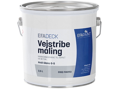 Vejstribemaling gul 2,5 ltr. EFApaint