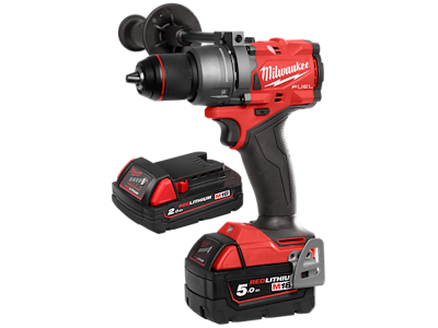 Milwaukee Sampak M18: Slagboremaskine FPD3-502X + batteri B2 Milwaukee