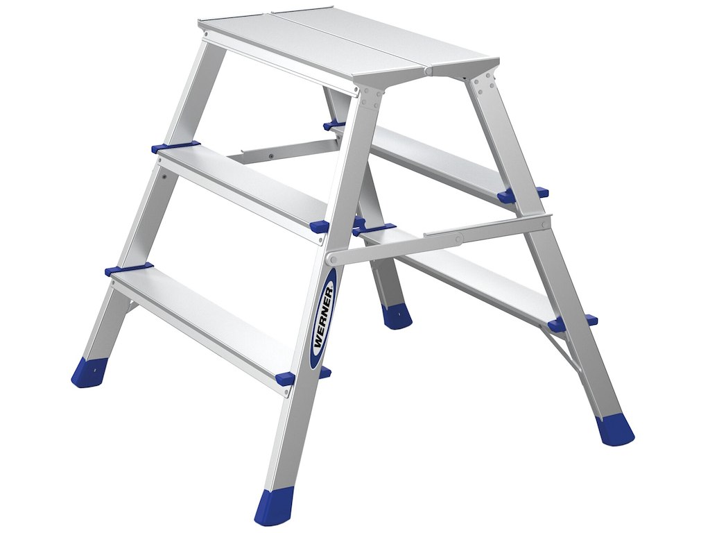 Arbejdsbuk Werner 2×3 trin 60cm bred højde 0,74mtr Zarges