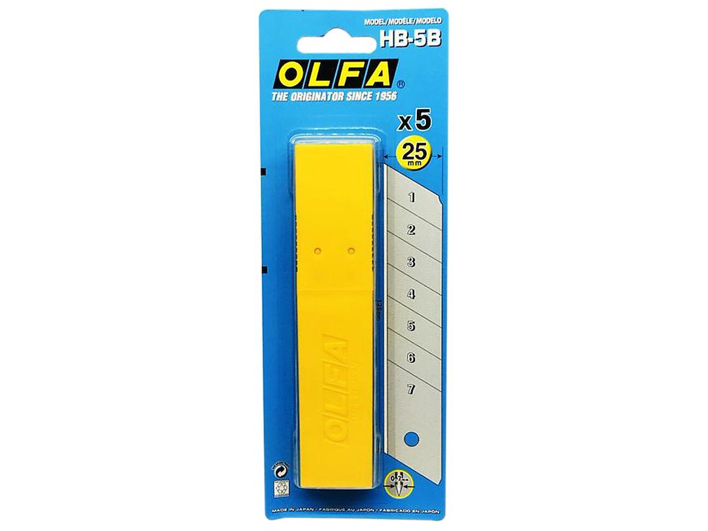 Knivblade bræk-af 25 mm HB-5B pk/6
Bato