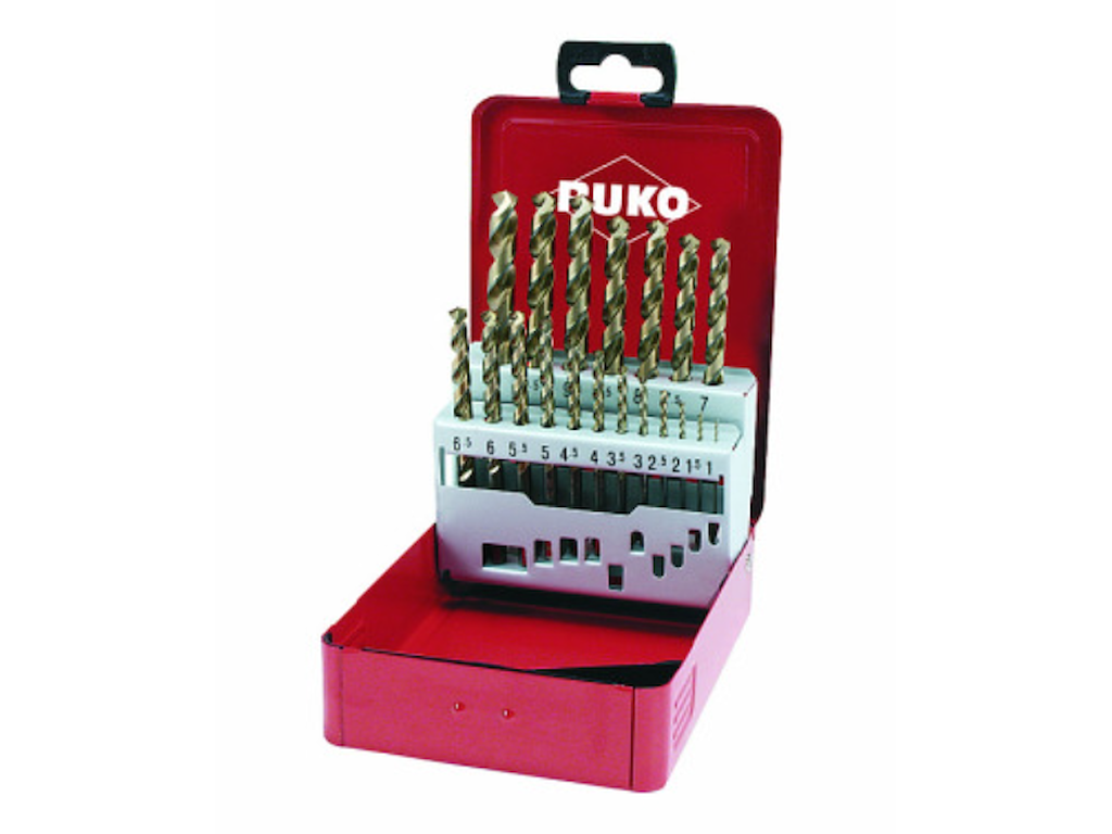 Ruko Spiralborsæt UNI HSSE-Co5 1-10×0,5mm