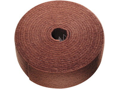 Tyrolit Vlies i rulle 100 mm×10 mtr A (K120) medium Lys Rødbrun