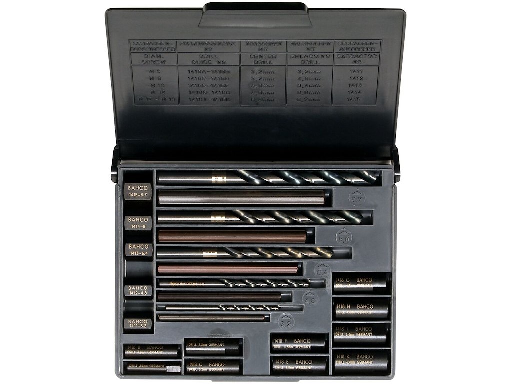 Skrueudtrækkersæt M5-M16 1418S Bahco