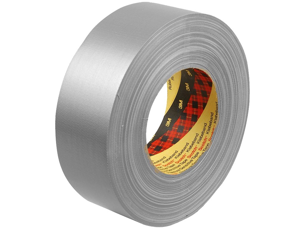 3M Scotch lærredstape 2903 sølv 48mm×50mtr