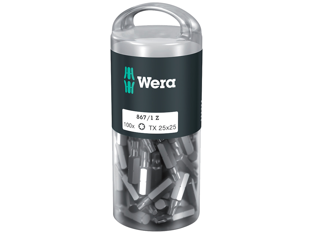 Wera Bits Torx 867/1 kort 25mm, 100stk