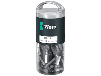 Wera Bits Torx 867/1 kort 25mm, 100stk