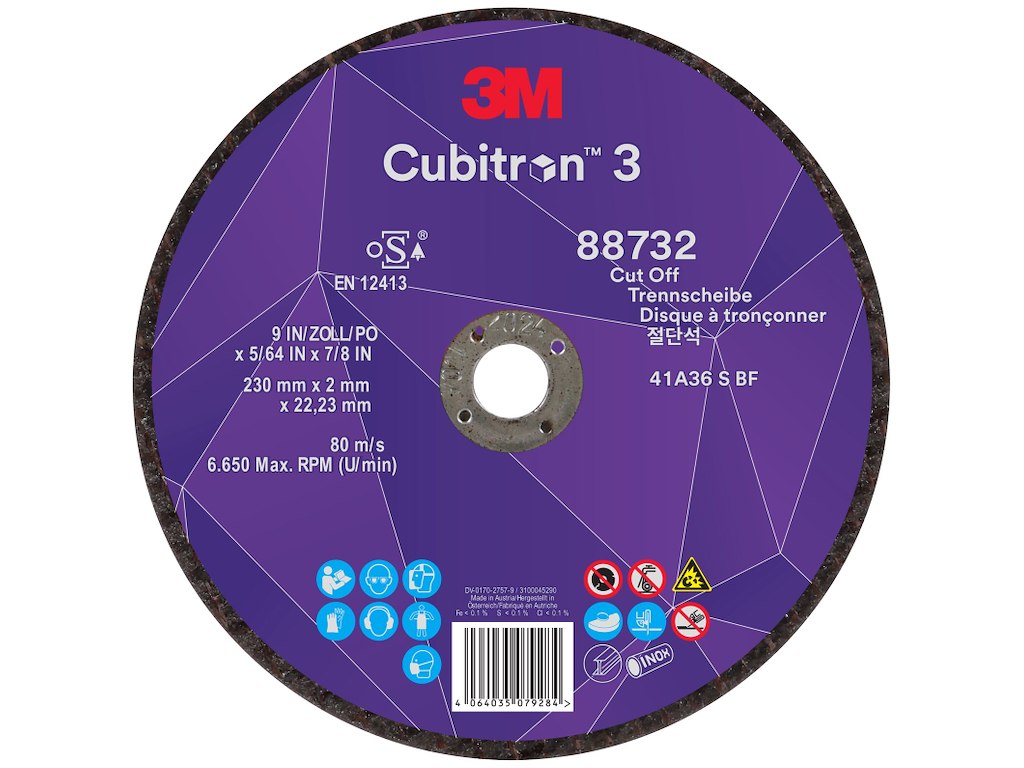 3M Cubitron 3 skæreskive T41 230×2,0mm 3M