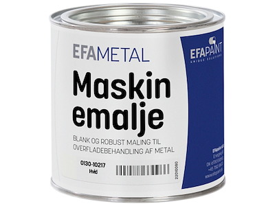 Maskinemalje 0130 Hvid 3/4 ltr. EFApaint