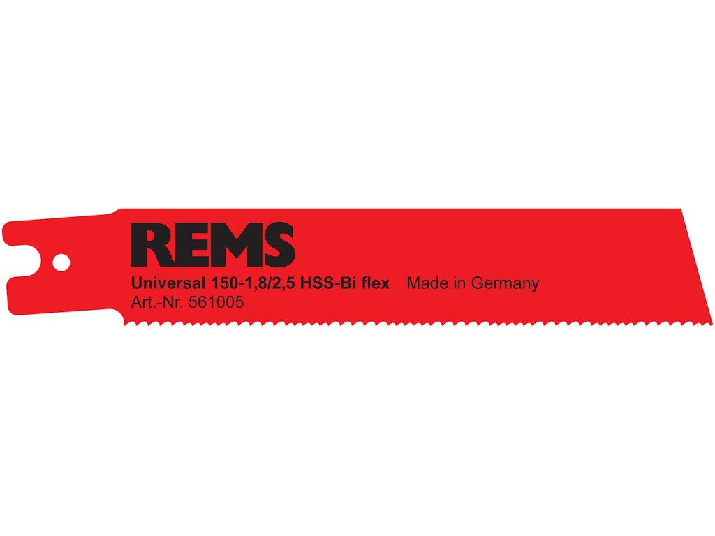 REMS rør-bajonetsavklinge uni 150-1,8/2,5 5/pk