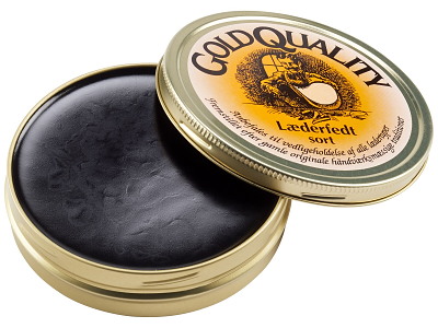 Læderfedt sort 200 ml
