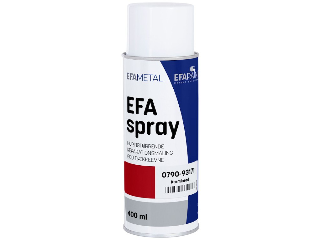Efaspray RAL3002 Karminrød 400 ml