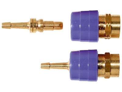 Slangestuds t/lynkobling oxygen ø8,0 mm AGA