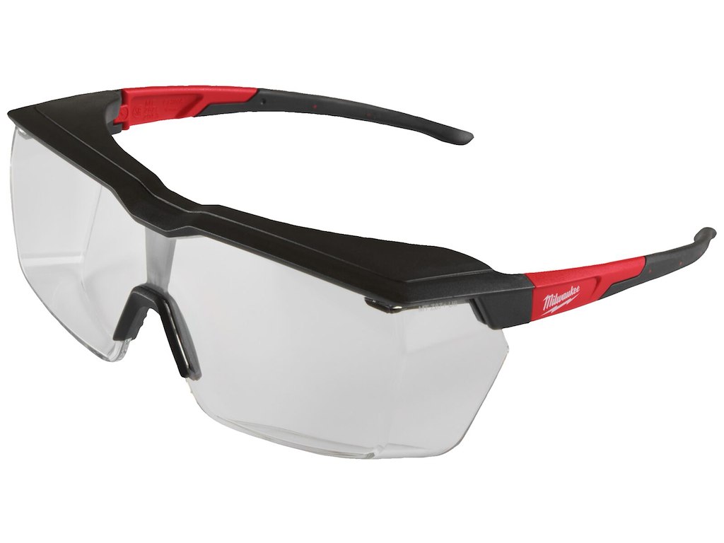 Milwaukee Sikkerhedsbrille/overbrille, klar polycarbonat