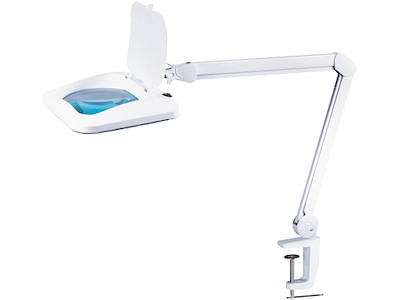 Luplampe m/LED-lys 19×16cm 1,75× Diesella