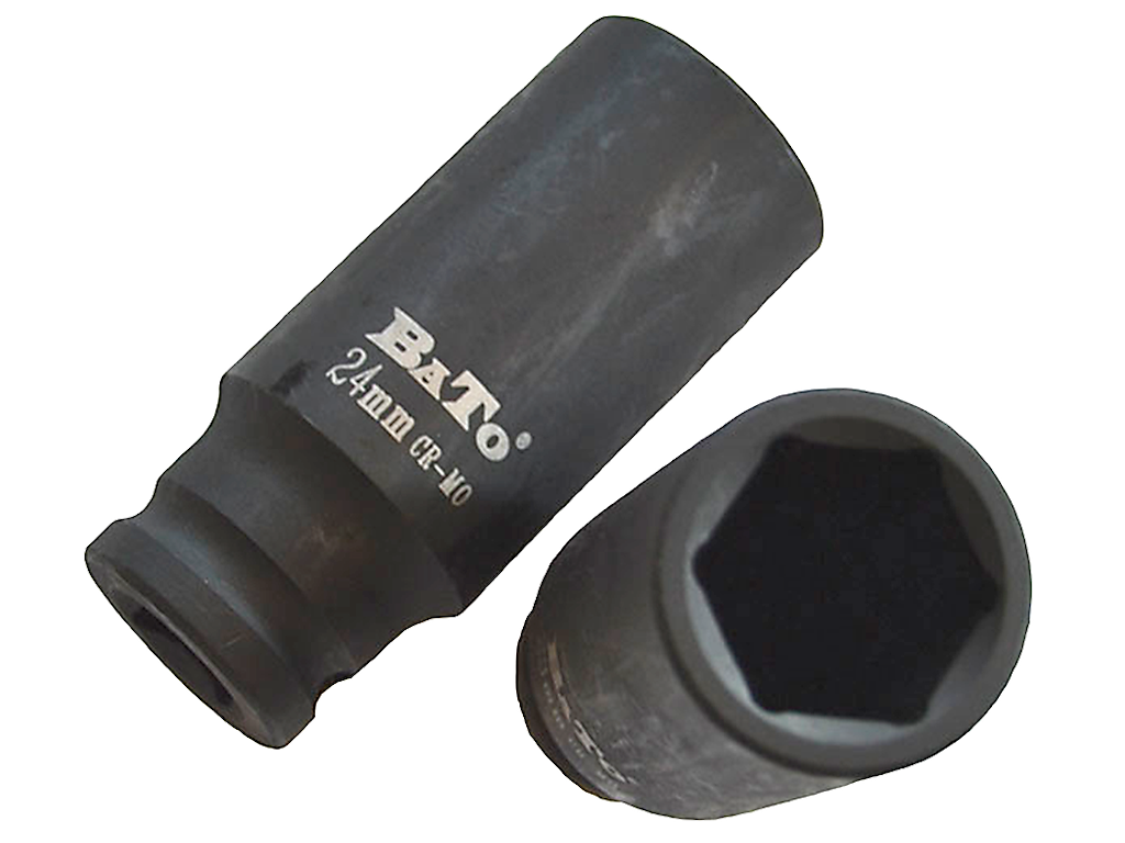 Bato Krafttop 1/2" firk. / 6-kant lang Metrisk