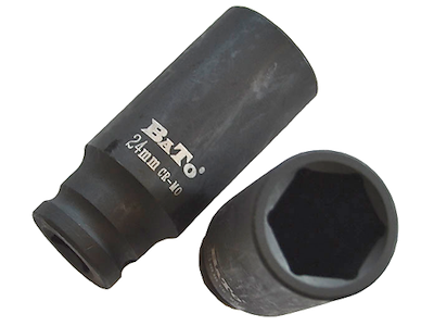 Bato Krafttop 1/2" firk. / 6-kant lang Metrisk