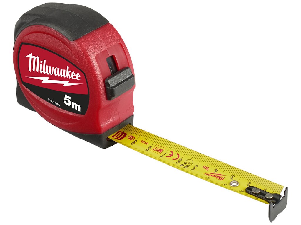 Båndmål Slimline S5/19 kl.II, 5 mtr Milwaukee