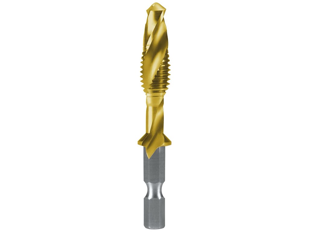 Ruko Kombitap lang HSS-TiN 1/4"bit-skaft M6