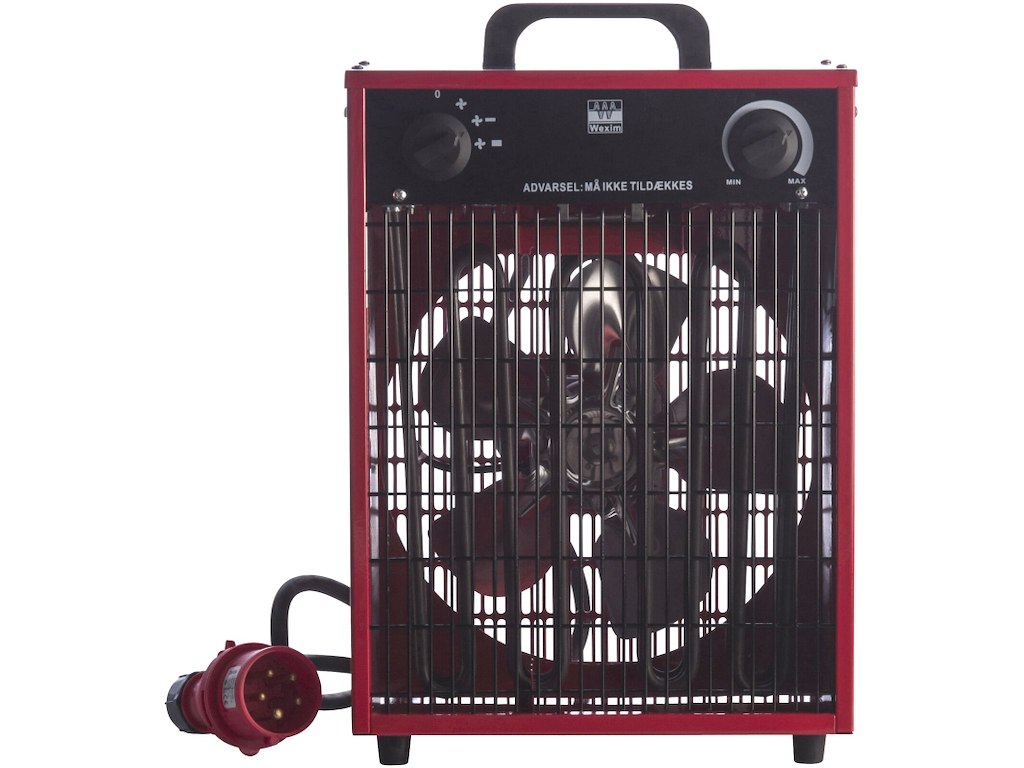 Varmeblæser 9kW 400V CEE stikprop IP24