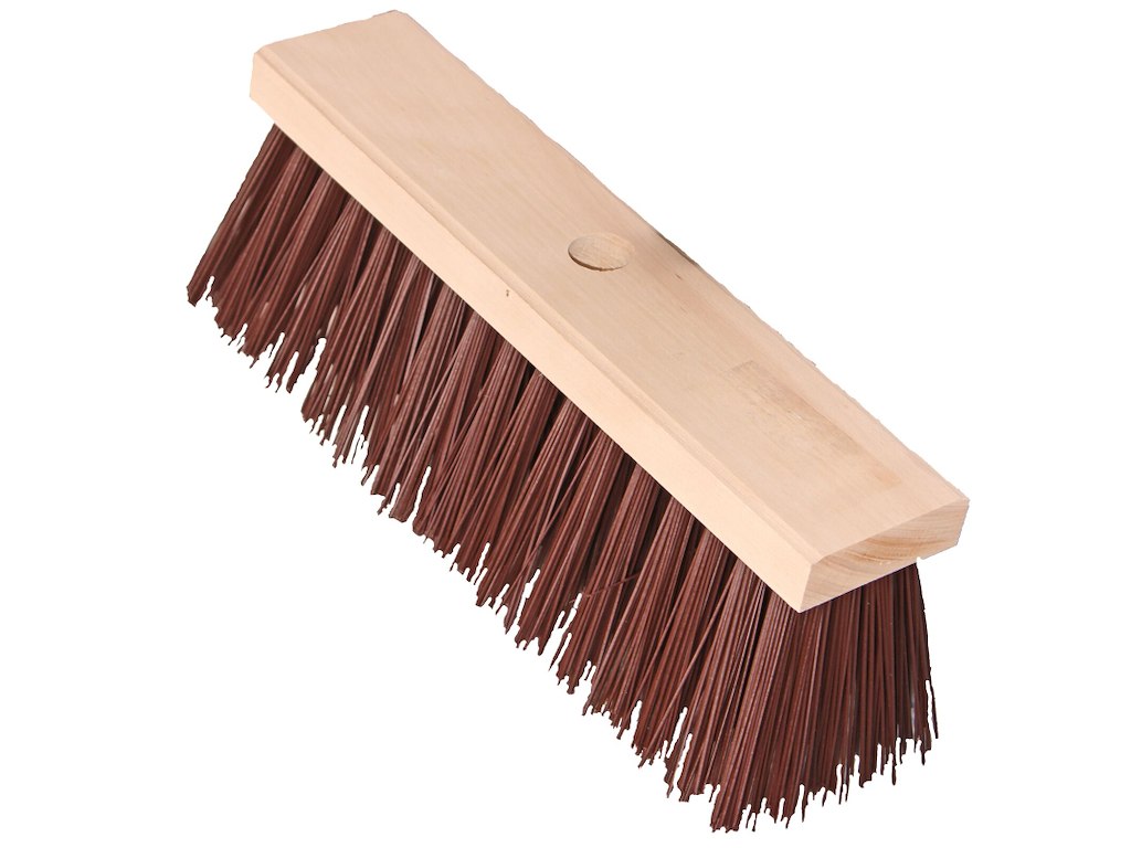 Galax kost 35 cm brune nylon hår
