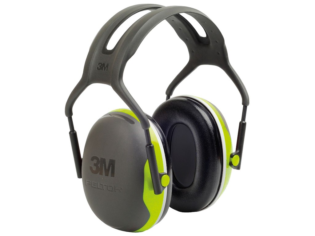 Peltor X4A høreværn m/bøjle, hi-viz 3M
