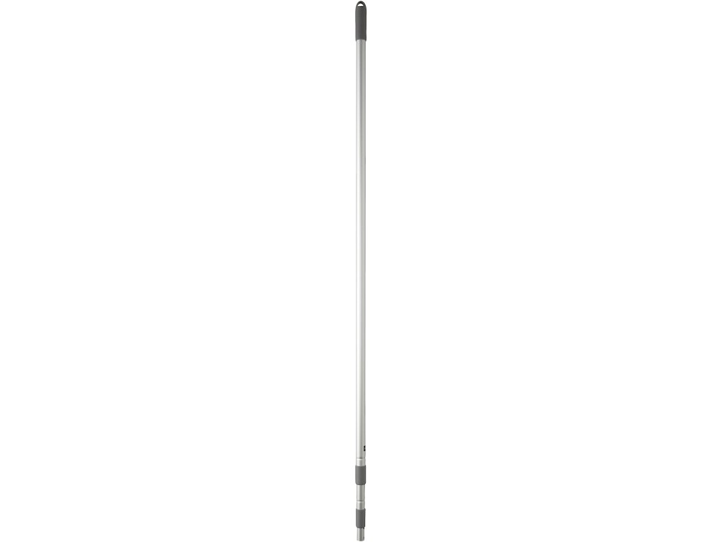 Teleskopskaft m/klik, ø29×1490-4000 mm, alu/grå, Vikan