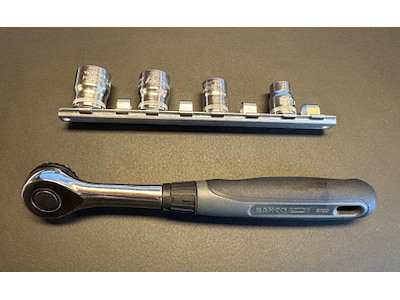 Skraldenøglesæt 3/8" m/4 toppe 120-7755-3/8-S5 Bahco