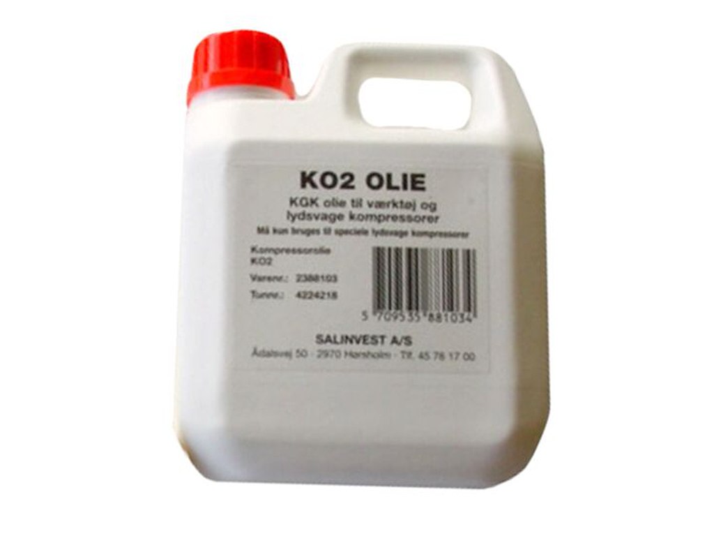 Kompressorolie KO2 t/trykluft KGK