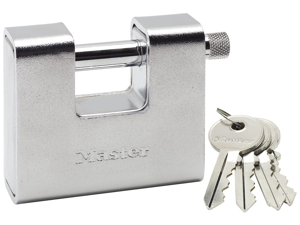 MasterLock containerlås 680EURD 5-pin m/4 nøgler