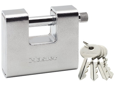 MasterLock containerlås 680EURD 5-pin m/4 nøgler