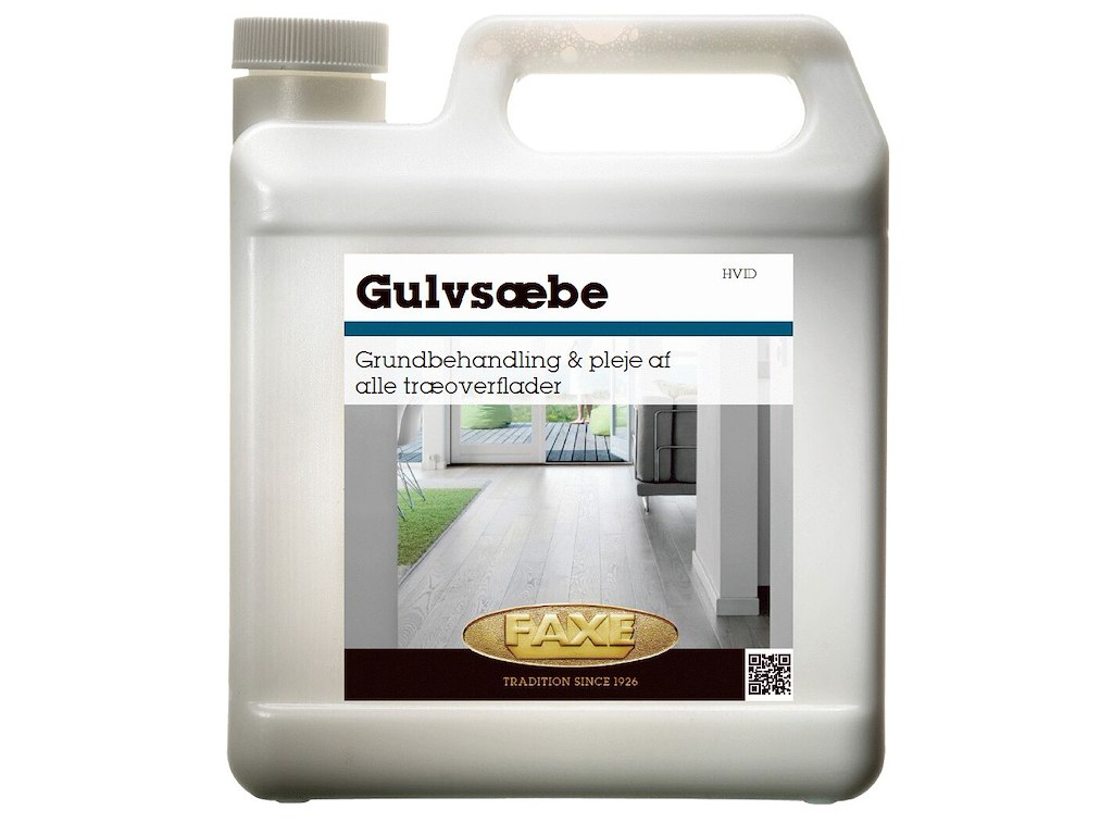Faxe gulvsæbe hvid 1 ltr