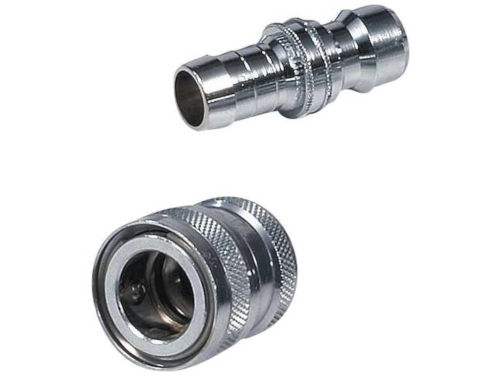 NiTo 1/2" koblingssæt m/hus&nippel med slangestuds
