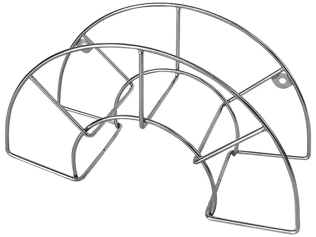 Slangeholder t/væg rustfri, maks. 60 m 3/4" slange