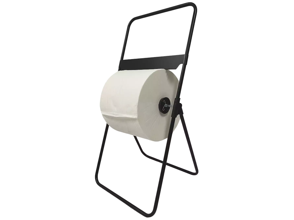 Gulvstativ t/aftørringspapir i ruller maks. 40cm