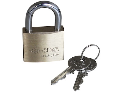 Cisa hængelås 21010 50 mm (7,9mm bøjle) Enslukkende