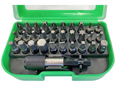 DJ Tools bitssæt S2, 30 bits+holder