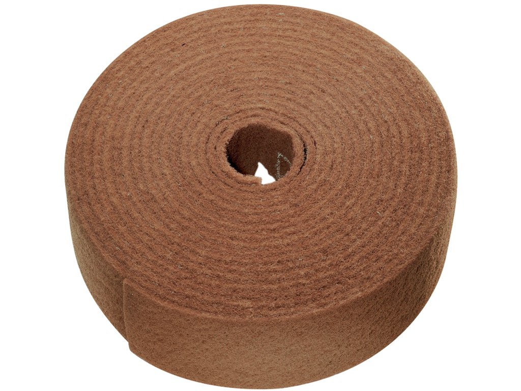 Tyrolit Vlies i rulle 100 mm×10 mtr A (K80) X-cut Gulbrun