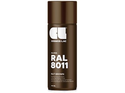 Cosmos spraymaling RAL8011 Nut Brown 400ml
