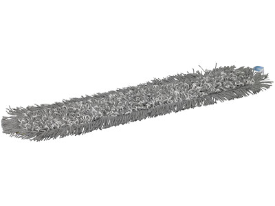 Damp 43 moppe Hook&Loop, 60 cm, grå, Vikan