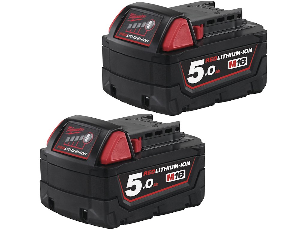 Startsæt M18, 2×batteri M18 B5 5,0Ah Milwaukee