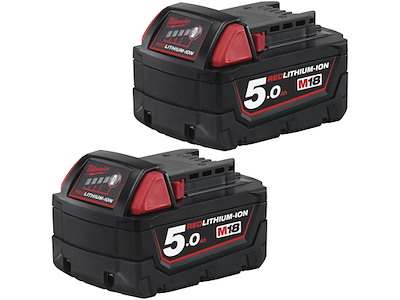 Startsæt M18, 2×batteri M18 B5 5,0Ah Milwaukee