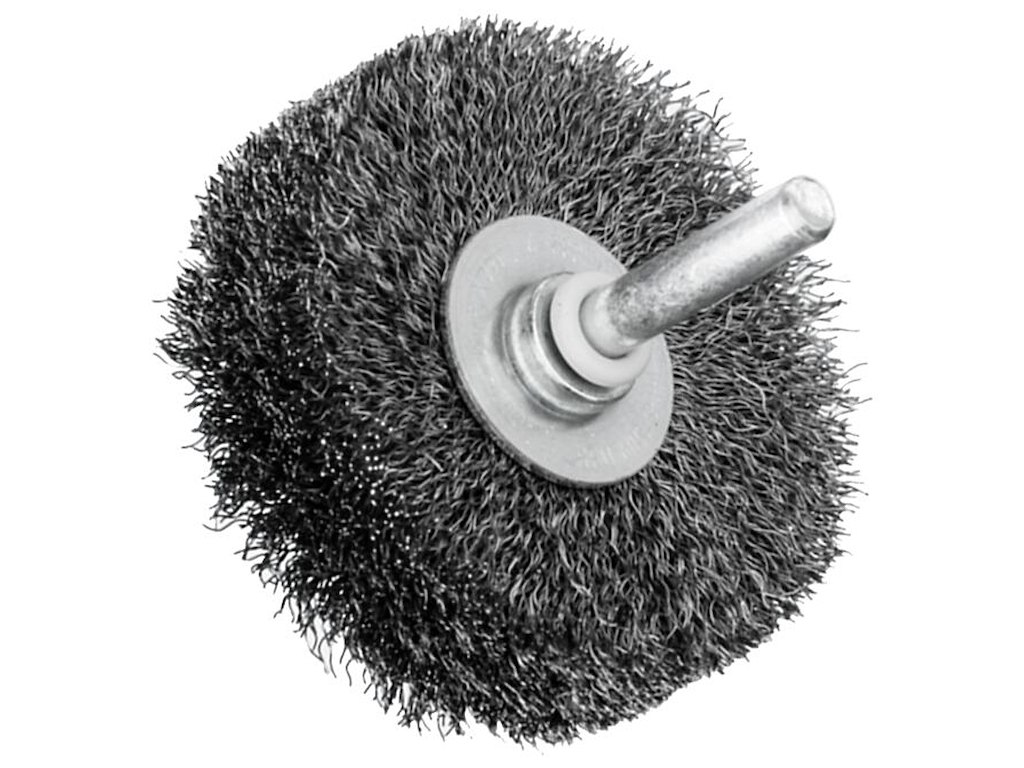 Pferd rotorbørste RBU 0,2mm stål bølget ø60×15mm/6mm skaft