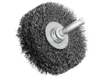 Pferd rotorbørste RBU 0,2mm stål bølget ø60×15mm/6mm skaft
