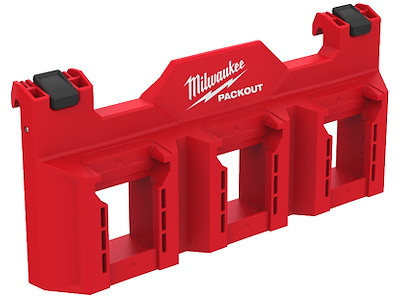 Holder t/3 M18 batterier, sidemontering, Milwaukee Packout