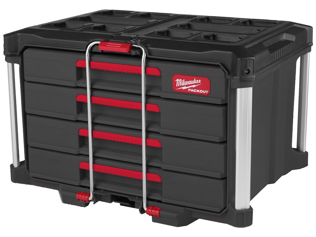 Skuffeboks m/4 skuffer 363×564×414mm, Milwaukee Packout