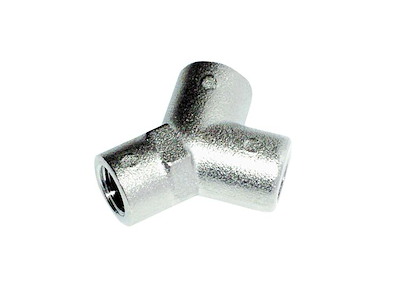 Y-stykke 1/2"×1/2"×1/2"indv.gev. Flowconcept